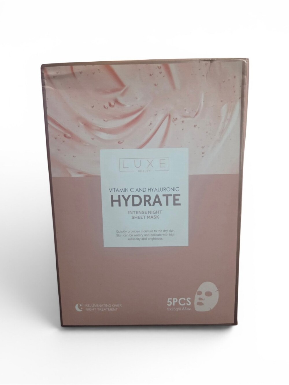 Luxe Hydrate Vitamin C & Hyaluronic Sheet Mask Set Of 5.